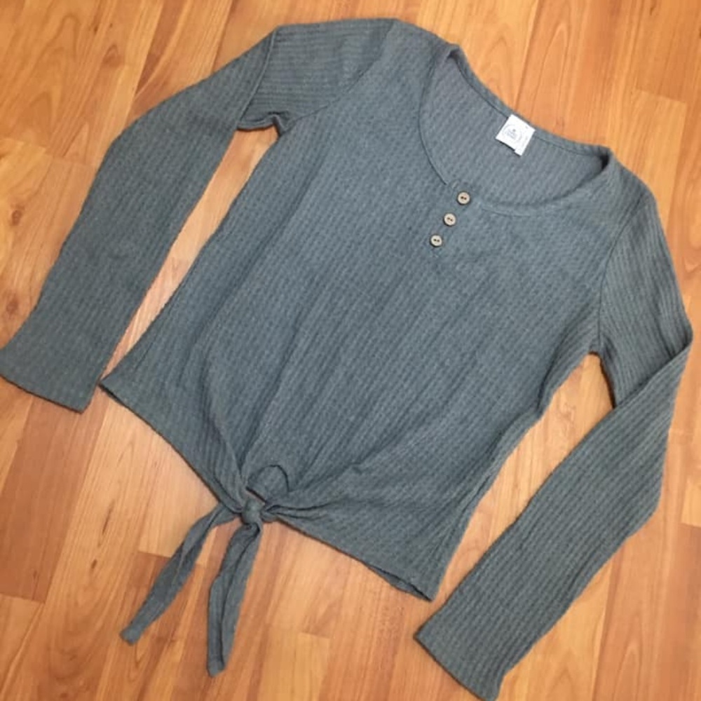 Paper Crane Ribbed top